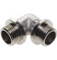 GENERAL FITTINGS штуцер/штуцер, 1/2″, никель, Уголок с упором (51072-S/S-1/2)