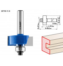 ЗУБР 31,8x12,7мм, хвостовик 8мм, фреза фальцевая