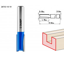 ЗУБР 10x19мм, хвостовик 8мм, фреза пазовая прямая