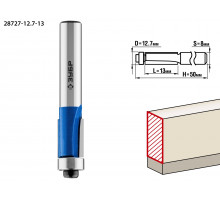 ЗУБР 12.7x13мм, хвостовик 8мм, фреза кромочная с нижним подшипником