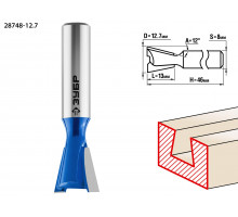 ЗУБР 12.7x13мм, угол 12°, фреза пазовая фасонная ″Ласточкин Хвост″