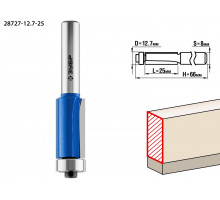 ЗУБР 12.7x25мм, хвостовик 8мм, фреза кромочная с нижним подшипником