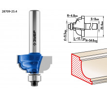 ЗУБР 25.4x13мм, радиус 4.8мм, фреза кромочная калевочная №7