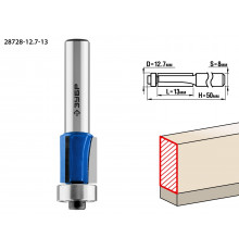 ЗУБР 12.7x13мм, хвостовик 8мм, фреза кромочная с нижним подшипником (3 лезвия)
