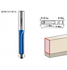 ЗУБР 12.7x38мм, хвостовик 12мм, фреза кромочная с нижним подшипником (3 лезвия)