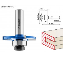 ЗУБР 50,8x6мм, хвостовик 12мм, фреза горизонтально-пазовая