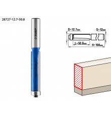ЗУБР 12.7x50.8мм, хвостовик 12мм, фреза кромочная с нижним подшипником