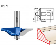 ЗУБР 70x16мм, радиус 15.8мм, фреза фигирейная №1