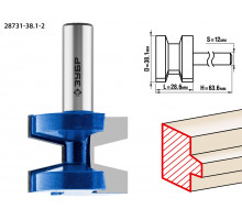 ЗУБР 38.1x28,6мм, хвостовик 12мм, фреза пазо-шиповая наборная