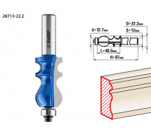ЗУБР 22.2x41мм, хвостовик 12мм, фреза кромочная фигурная №2