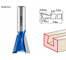 ЗУБР 25.4x26мм, угол 14°, фреза пазовая фасонная ″Ласточкин Хвост″