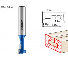 ЗУБР 9.5x10мм, высота 5мм, фреза пазовая Т-образная №1