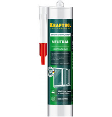 KRAFTOOL Neutral 300 мл белый, Нейтральный силиконовый герметик (41257-0)