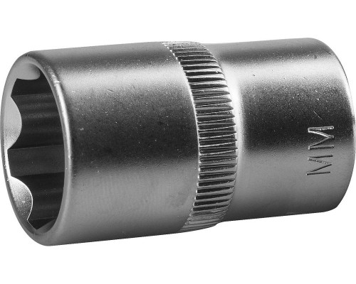 ЗУБР SUPER LOCK, 1/2″, 15 мм, Торцовая головка (27725-15)