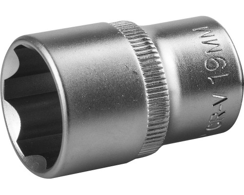 ЗУБР SUPER LOCK, 1/2″, 19 мм, Торцовая головка (27725-19)