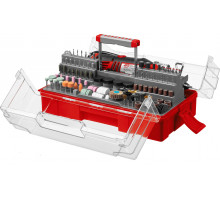 ЗУБР 242 предмета, 130 Вт, Набор мини-насадок с гравером (ЗГ-130ЭК H242)
