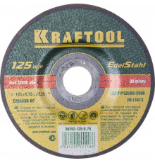 KRAFTOOL 125 x 0.75 x 22.2 мм, для УШМ, Круг отрезной по нержавеющей стали (36252-125-0.75)