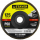 STAYER 125 мм, P60, КЛТ, Круг лепестковый торцевой, Professional (36581-125-060)