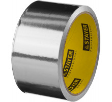 STAYER ProTape 50 мм х 10 м до 120 °С, Алюминиевая лента самоклеящаяся, PROFESSIONAL (12268-50-10)