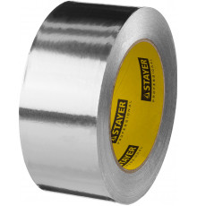 STAYER ProTape 50 мм х 50 м до 120 °С, Алюминиевая лента самоклеящаяся, PROFESSIONAL (12268-50-50)