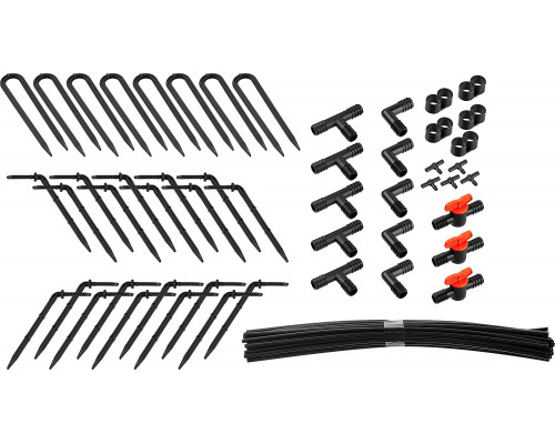 GRINDA комплект на 20 растений, для системы капельного полива от емкости, расширительный комплектдля системы капельного полива (425273)