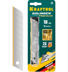 KRAFTOOL 18 мм, 5 шт, Сегментированные лезвия (09605-TIN-18-S5)