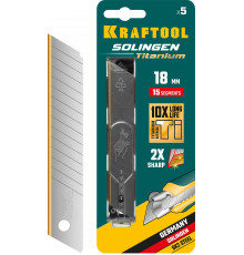 KRAFTOOL 18 мм, 5 шт, Сегментированные лезвия (09606-TIN-18-S5)