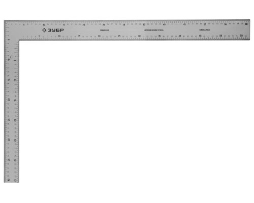 ЗУБР УПН-60 600х400 мм, Нержавеющий плотницкий угольник (3434-61)