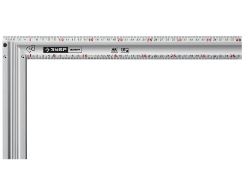 ЗУБР 400 мм, Жесткий столярный угольник (34392-40)