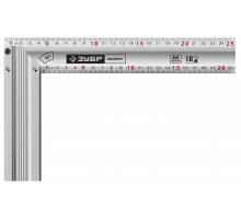 ЗУБР 250 мм, Жесткий столярный угольник (34392-25)