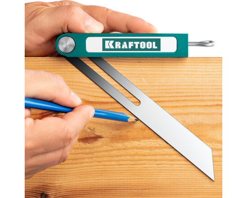 KRAFTOOL Super-BEVEL 200 мм, Профессиональная малка-угломер (34372)