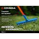 GRINDA PP-23 FIBER, 23 зубца 500 х 50 х 1680 мм, ударопрочный пластик, фиберглассовый черенок, грабли веерные пластиковые, PROLine (421815)