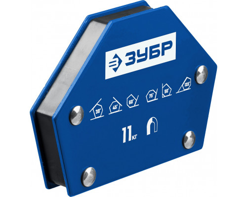 ЗУБР УМ-6, 11 кг, Угольник магнитный для сварочных работ, Профессионал (40055-11)