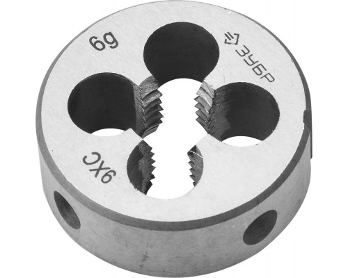 ЗУБР М10x1.5мм, сталь 9ХС, Плашка круглая ручная (4-28022-10-1.5)