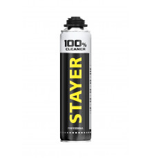 STAYER 100% Cleaner, 500мл, Очиститель монтажной пены, PROFESSIONAL (41139)