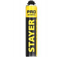 STAYER PRO 750мл пистолетная всесезонная выход до 35л, Монтажная пена, PROFESSIONAL (41135)