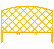 GRINDA Плетень, размеры 28х320 см, желтый, декоративный забор (422207-Y)