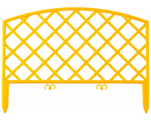 GRINDA Плетень, размеры 28х320 см, желтый, декоративный забор (422207-Y)