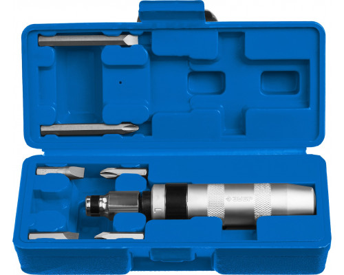 ЗУБР 8 предм., Ударно-поворотная отвертка, Профессионал (2567)