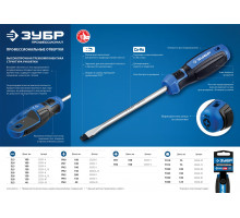 ЗУБР SL5x150 мм, Отвёртка, Профессионал (25231-5_15)