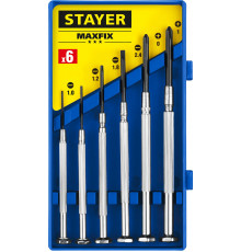 STAYER 6 предм., Часовые отвертки (2560-H6)