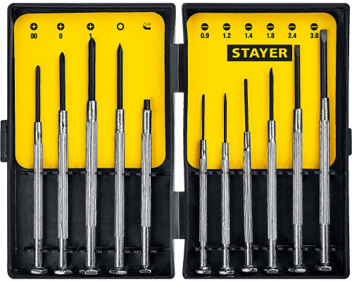 STAYER 11 предм., Часовые отвертки (2560-H11)