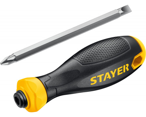 STAYER Hercules PH2/SL6 80 мм, Переставная отвертка (2512)