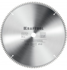 KRAFTOOL Multi Material 355х25.4мм 120Т, диск пильный по алюминию