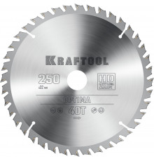 KRAFTOOL Optima 250х32мм 40Т, диск пильный по дереву