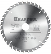 KRAFTOOL Optima 235х30мм 36Т, диск пильный по дереву