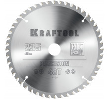 KRAFTOOL PRECISION 235х30мм 48Т, диск пильный по дереву