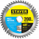 STAYER MULTI MATERIAL 200х32/30мм 48Т, диск пильный по алюминию, супер чистый рез