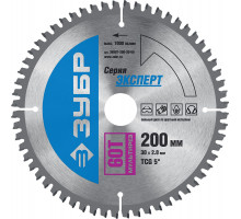 ЗУБР Мультирез 200 x 30мм 60Т, диск пильный по алюминию