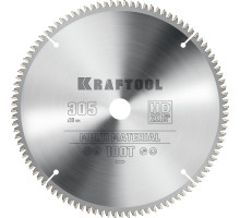 KRAFTOOL Multi Material 305х30мм 100Т, диск пильный по алюминию